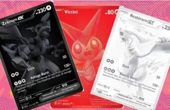 Ietaupiet 5 $, iegādājoties Pokémon TCG Black Bolt Binder kolekciju vietnē TCGPlayer vs. Amazon.