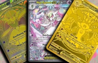 Pokémon TCG Mega Evolution Sleeved Booster Pack ir par 4,66 USD lētāks vietnē TCGPlayer salīdzinājumā ar Amazon