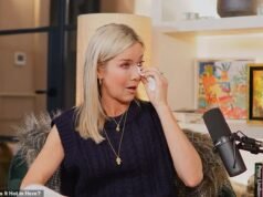 Keita Lolere, 45 gadus, plūst asarās par “trauksmainajiem” menopauzes simptomiem un atzīst, ka jūtas “bezspēcīga”