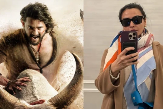 Stresā Namrata Širodkara lūdzas, kad tiek atklāts Mahesh Babu Rudhra pirmais izskats Varanasi, aktieris saka: “Indija būs lepna”.