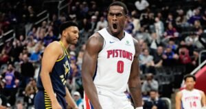 NBA kopsavilkums: “Pistons” sagrāva Pacers, 10. uzvara pēc kārtas