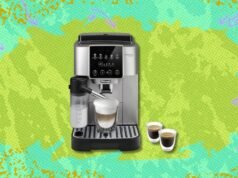 DeLonghi Magnifica Begin espresso automāts atgriežas pie visu laiku labākās cenas pirms Melnās piektdienas