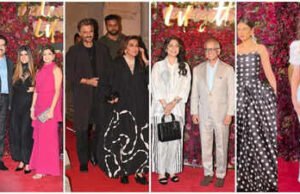 Anils, Tamannaah, Aditi, Juhi apmeklē Birlas privāto ballīti