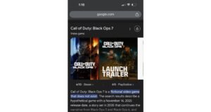 Google AI pārskats uzskata, ka Name of Responsibility: Black Ops 7 ir viltota spēle