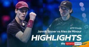 Spilgtākie notikumi: Sinner sasniedz finālu pēc “mirdzošas” demonstrācijas pret De Minauru