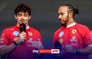 ‘Parunājies!’ – Butons apšauba Ferrari priekšsēdētāja kritiku par Hamiltonu, Leklerku